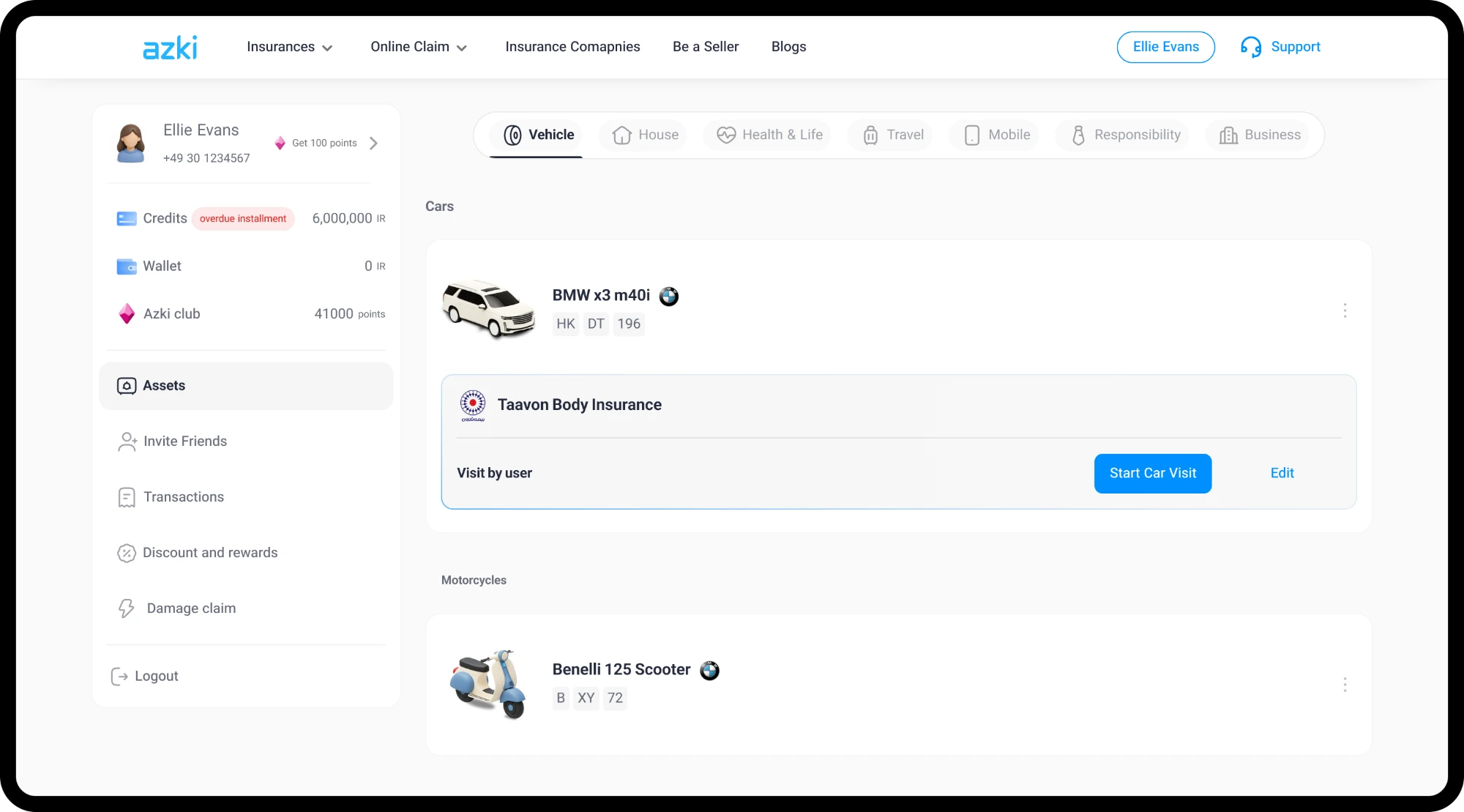 Profile and IA Redesign, desktop